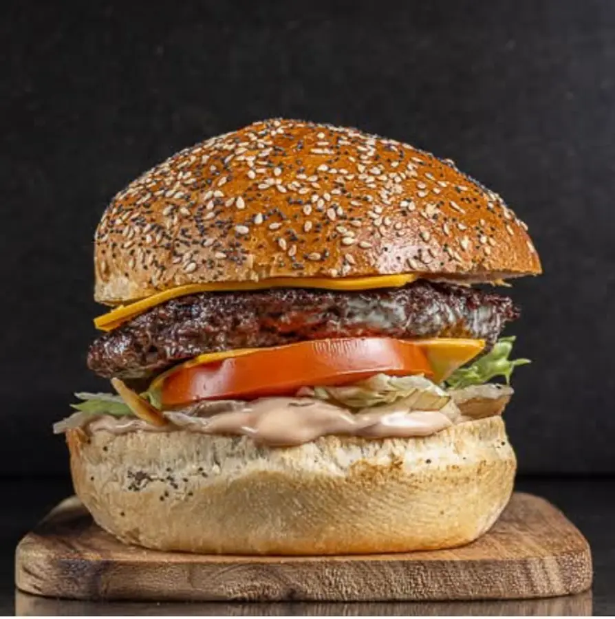 Cheeseburger con cheddar